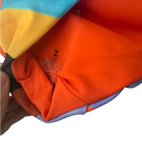 Mara Hoffman Zoa Colorblock Stripe Multicolor Bikini Bottoms Large - Picture 4 of 5